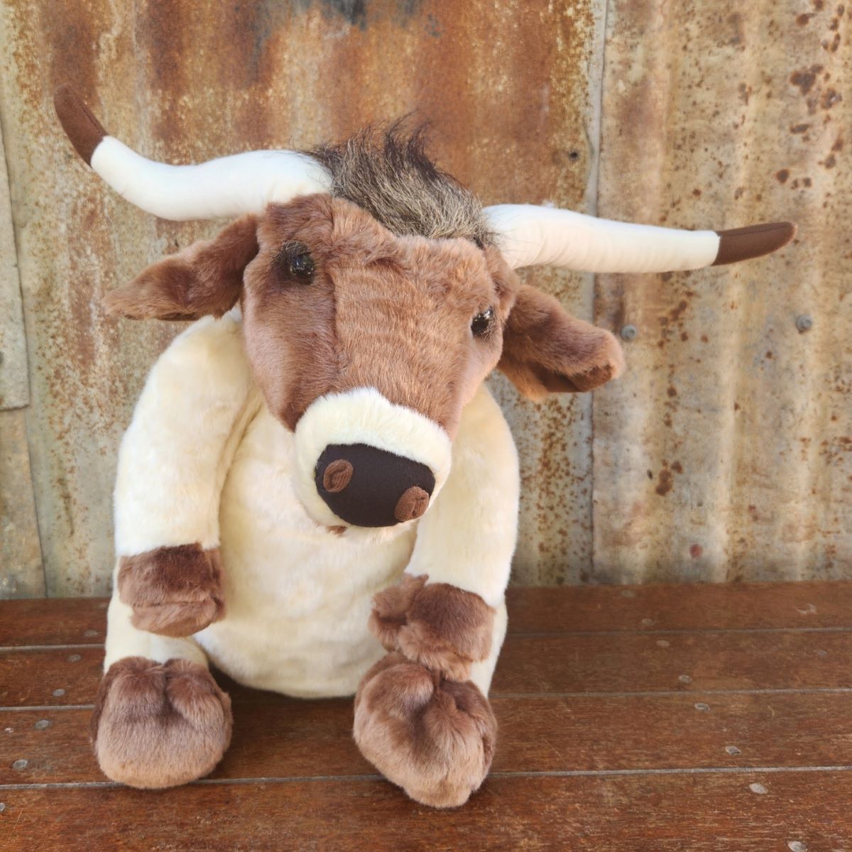Toy Longhorn (large, sitting)