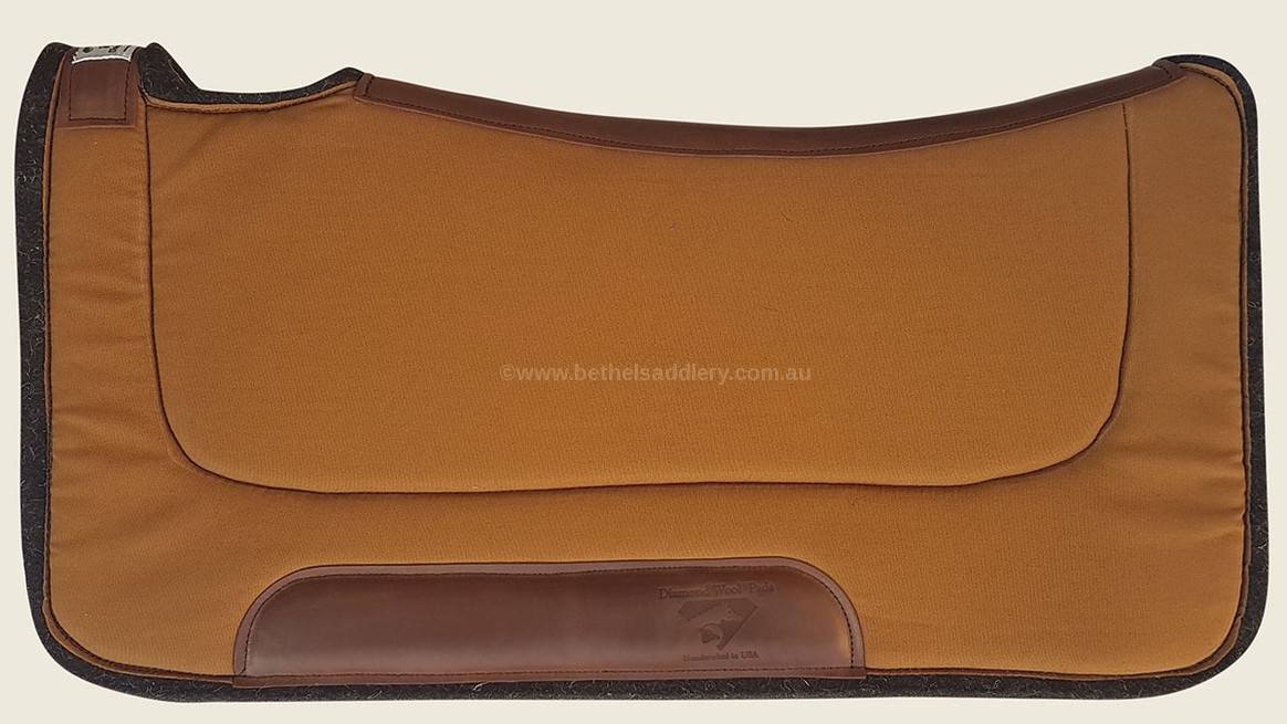 Diamond Wool Contoured Ranch Pad - CR14 Tan