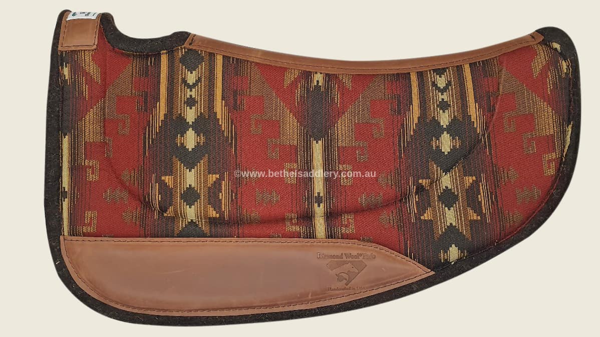 Diamond Wool Contoured Round Pad - CR65