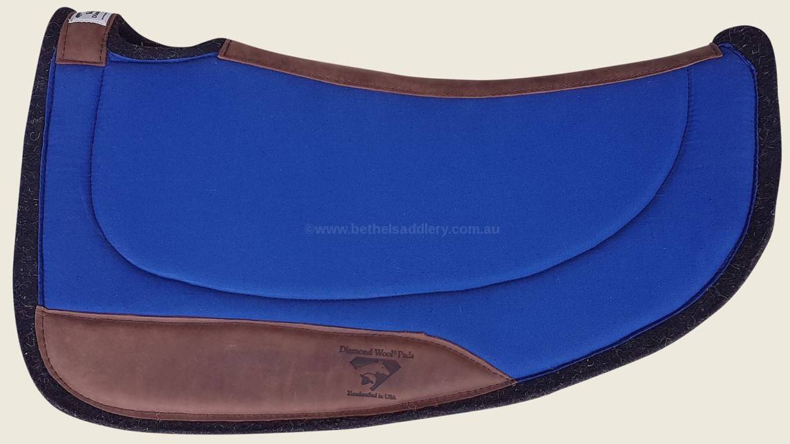 Diamond Wool Round Contoured Ranch Pad - CR64