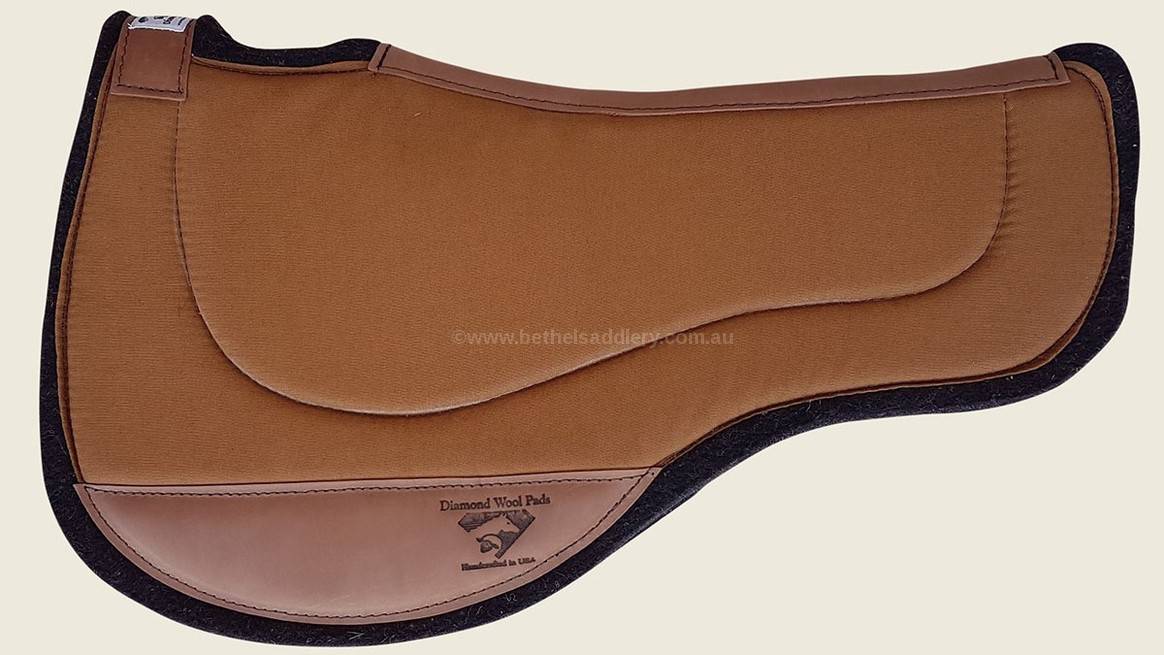 Diamond Wool Round Contoured Endurance Pad - ER75 Tan