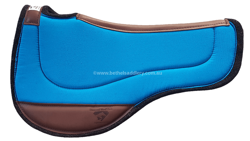 Diamond Wool Round Contoured Endurance Pad - ER75 Turquoise