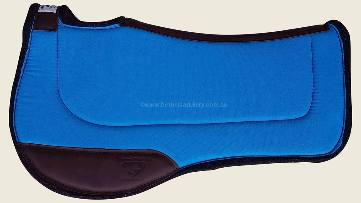 Diamond Wool Square Contoured Endurance Pad - ER85 Turquoise