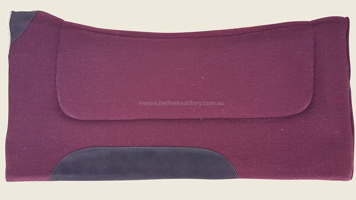Diamond Wool Contoured Comfort Cutter Pad - NE25 Burgundy