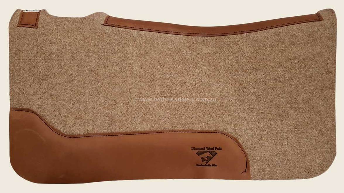 Diamond Wool Contoured Cowboy Tan Pad - TB05