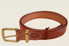 Bethel Saddlery Belt (saddle tan) with 1 1/2" brass West End buckle