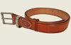 Bethel Saddlery Belt (saddle tan) with 1 1/2" stainless steel West End buckle