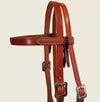 Bethel Saddlery Headstall - Single Ply (Square Buckle)