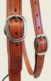 Bethel Saddlery Headstall - Single Ply (1 inch Swage Buckle)
