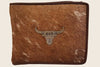 Brigalow 'Longhorn' Cowhide Leather Bi-Fold Wallet